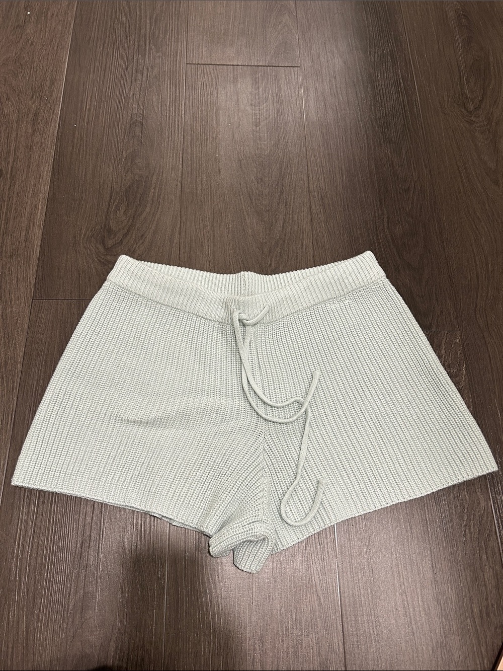 Z Supply Knit Drawstring Women’s Shorts in Light Blue